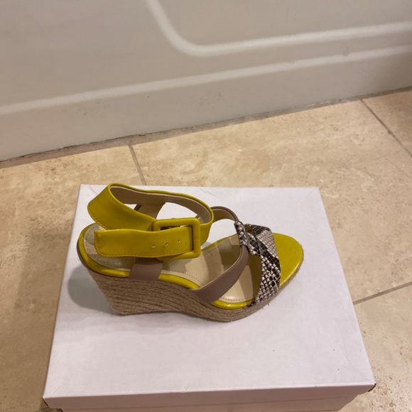 Calvin Klein Yellow Platforms - Picture 3 of 5